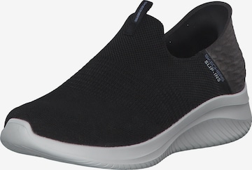 SKECHERS Slip on -tennarit 'Ultra Flex 3.0' värissä musta: edessä