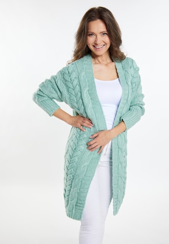 usha WHITE LABEL Knit cardigan in Green