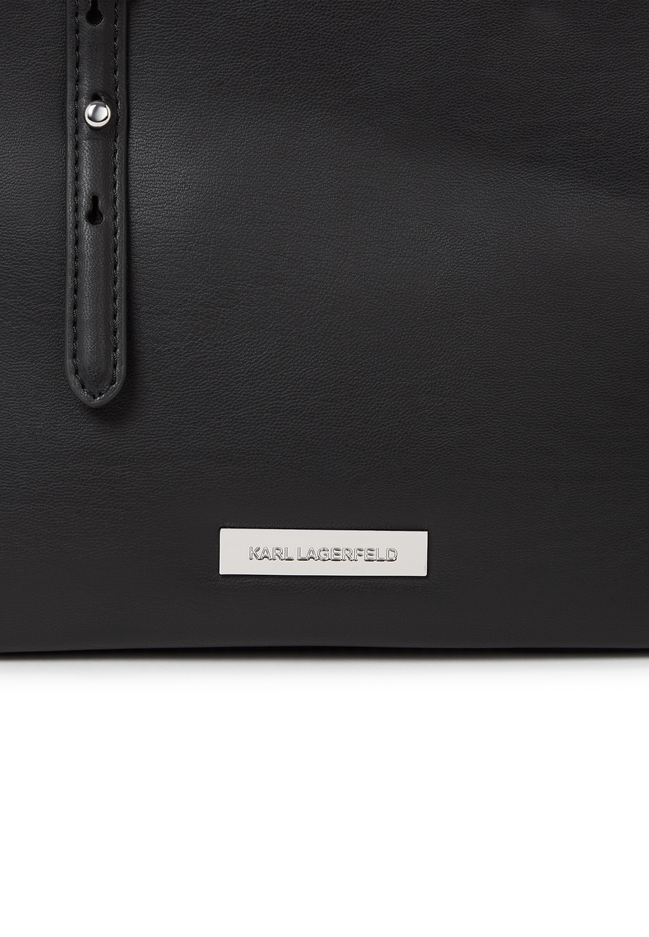 Karl Lagerfeld - Bolso de mano 'Ikon' en negro