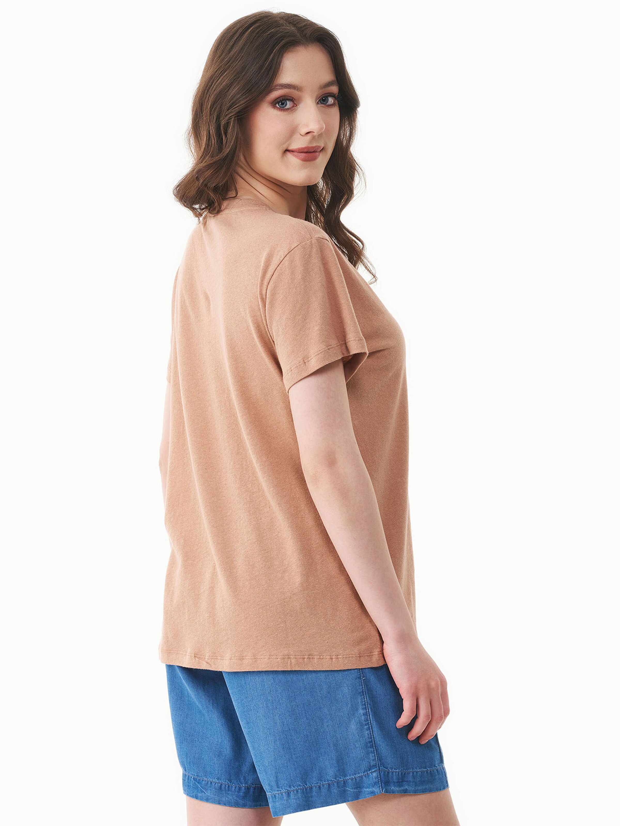 Organication T-Shirt in Beige
