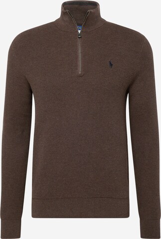 Pull-over Polo Ralph Lauren en marron : devant