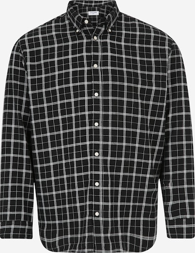 JACK & JONES Camisa 'Cozy' en negro / blanco, Vista del producto