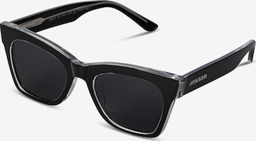 LatenzaZero Sonnenbrille 'Eclipse Sun' in Schwarz: Vorderseite