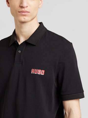 HUGO T-shirt 'Diqonos' i svart