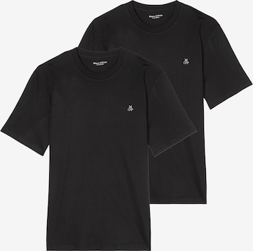 T-Shirt Marc O'Polo en noir : devant