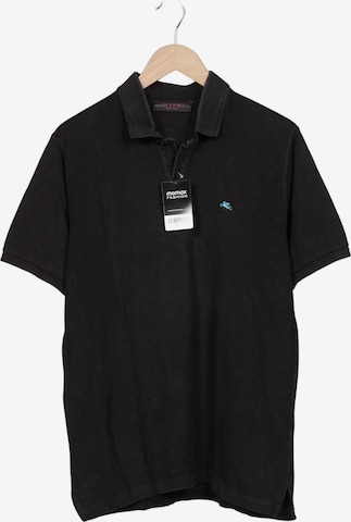 Etro Poloshirt L in Schwarz: Vorderseite