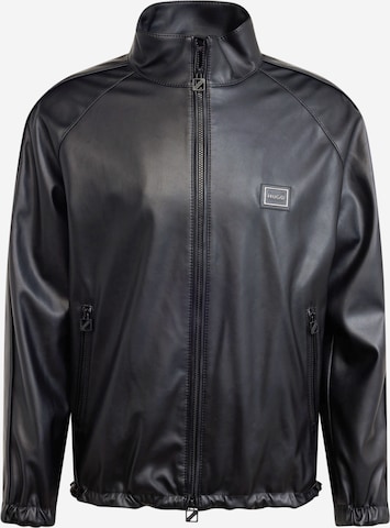 HUGO Between-season jacket 'Urando' in Black: front