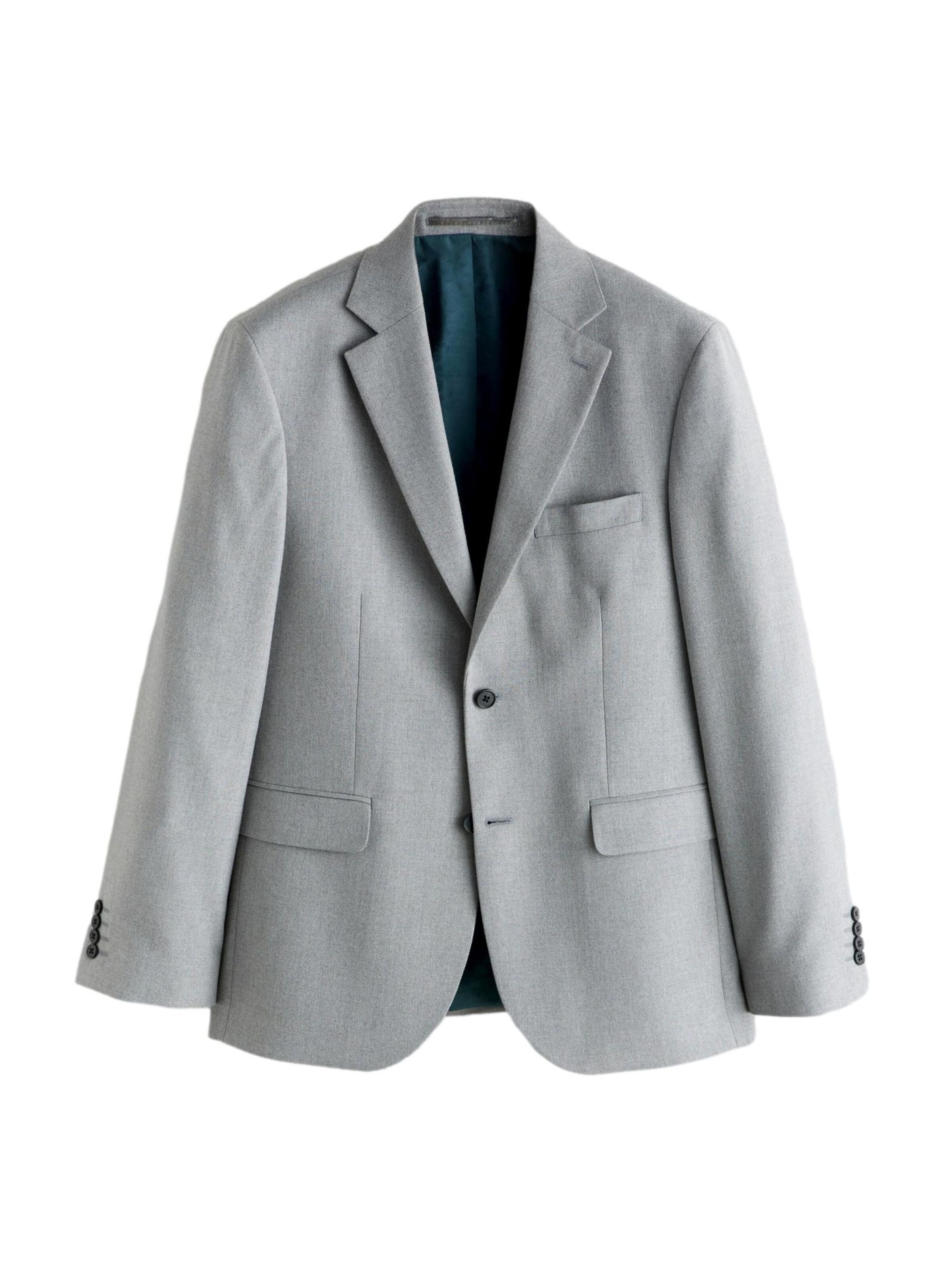 Next Slim Fit Sakko in Grau: Vorderseite