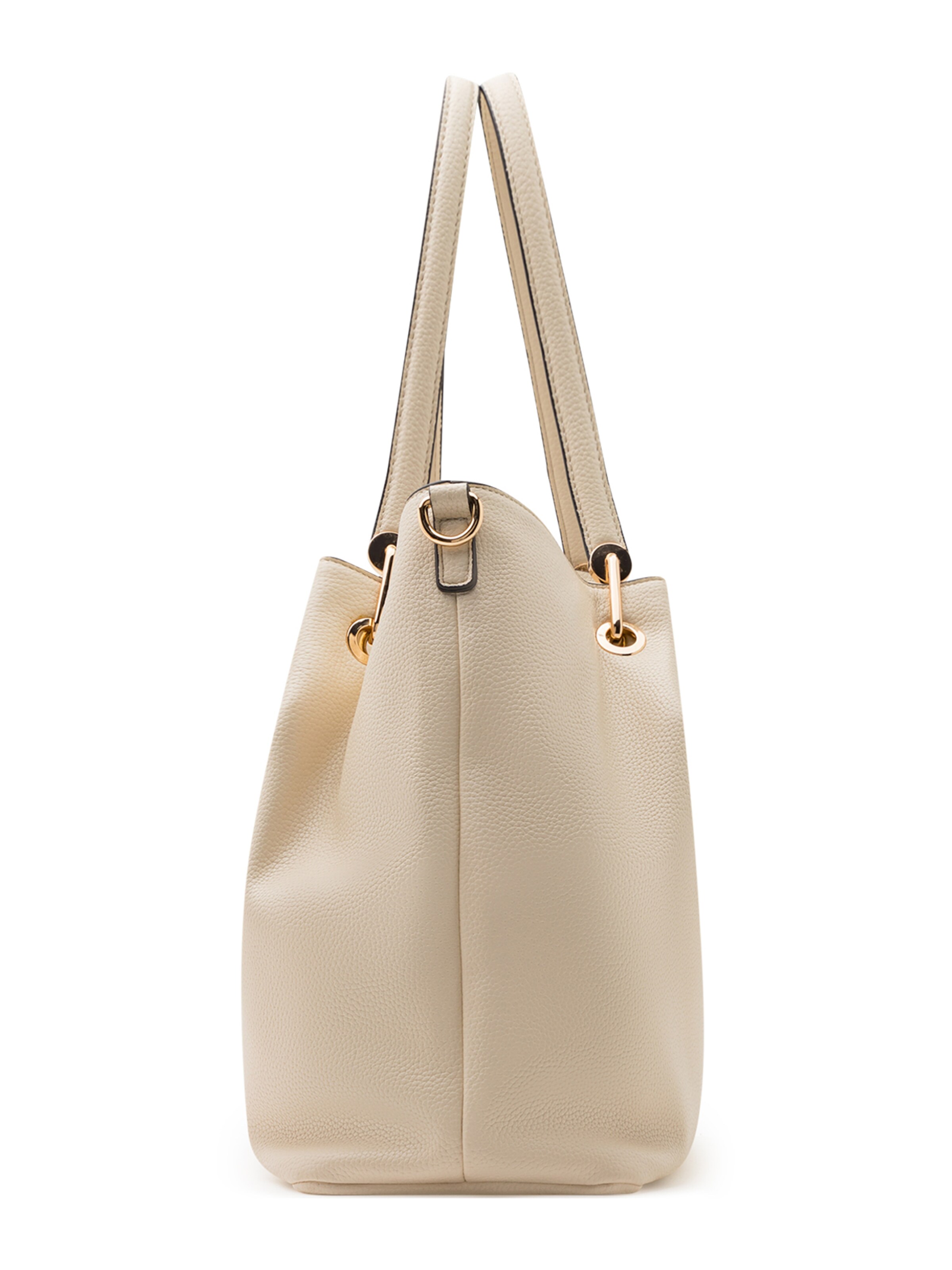 L.CREDI Ostoskassi 'Ebony' värissä beige