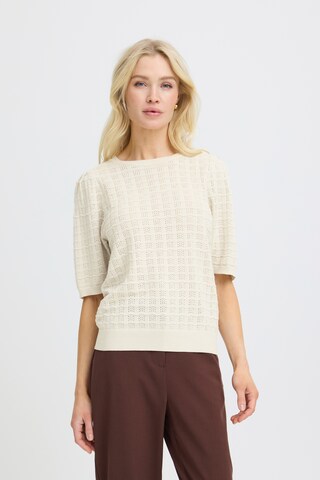 b.young - Jersey en beige
