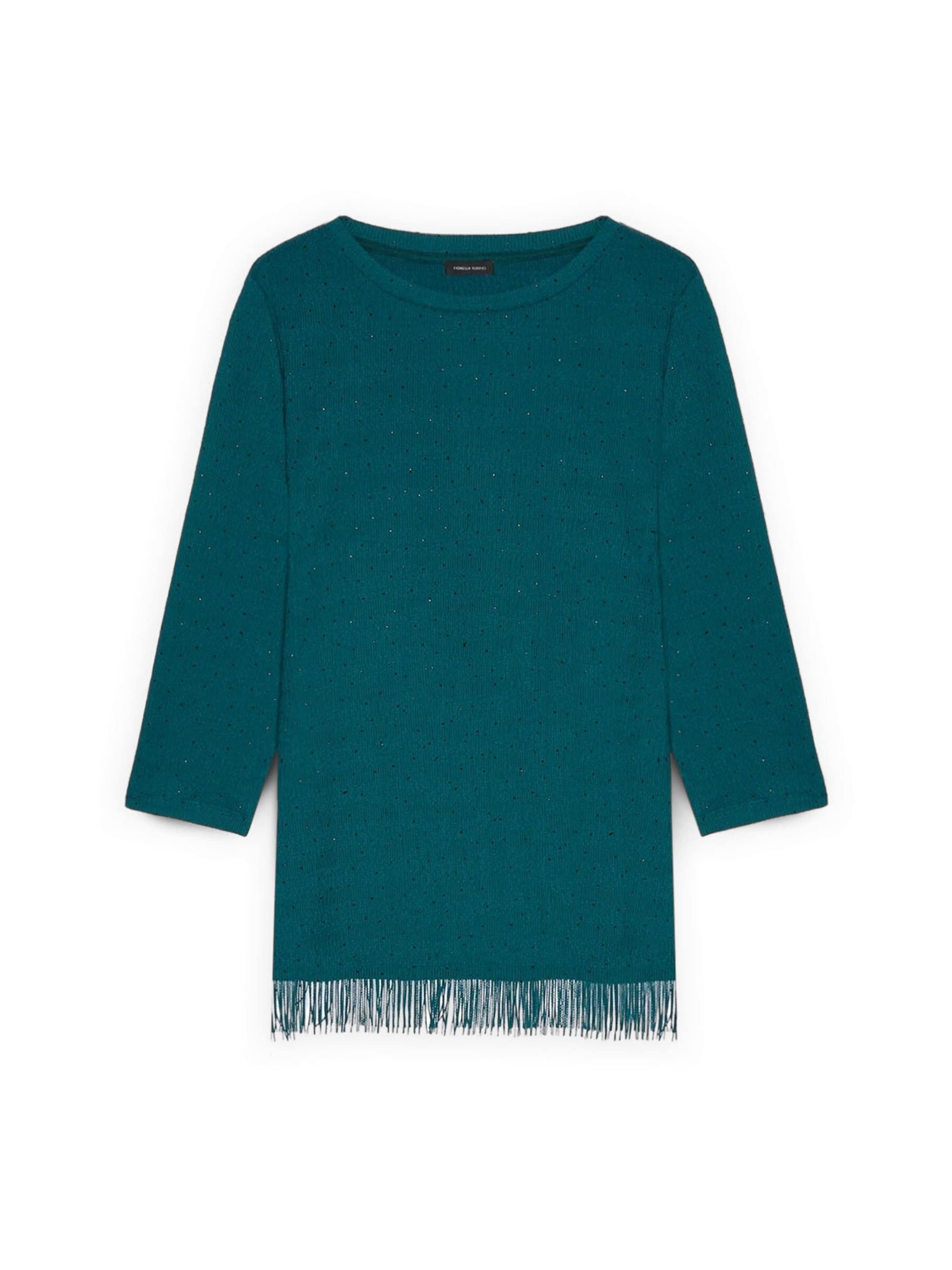 Fiorella Rubino - Top en azul: frente