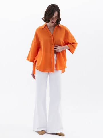 Camicia da donna di OXXO in arancione
