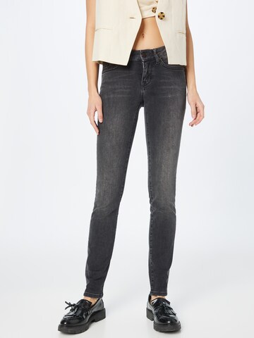 MUSTANG Skinny Jeans 'JASMIN' in Grijs: voorkant