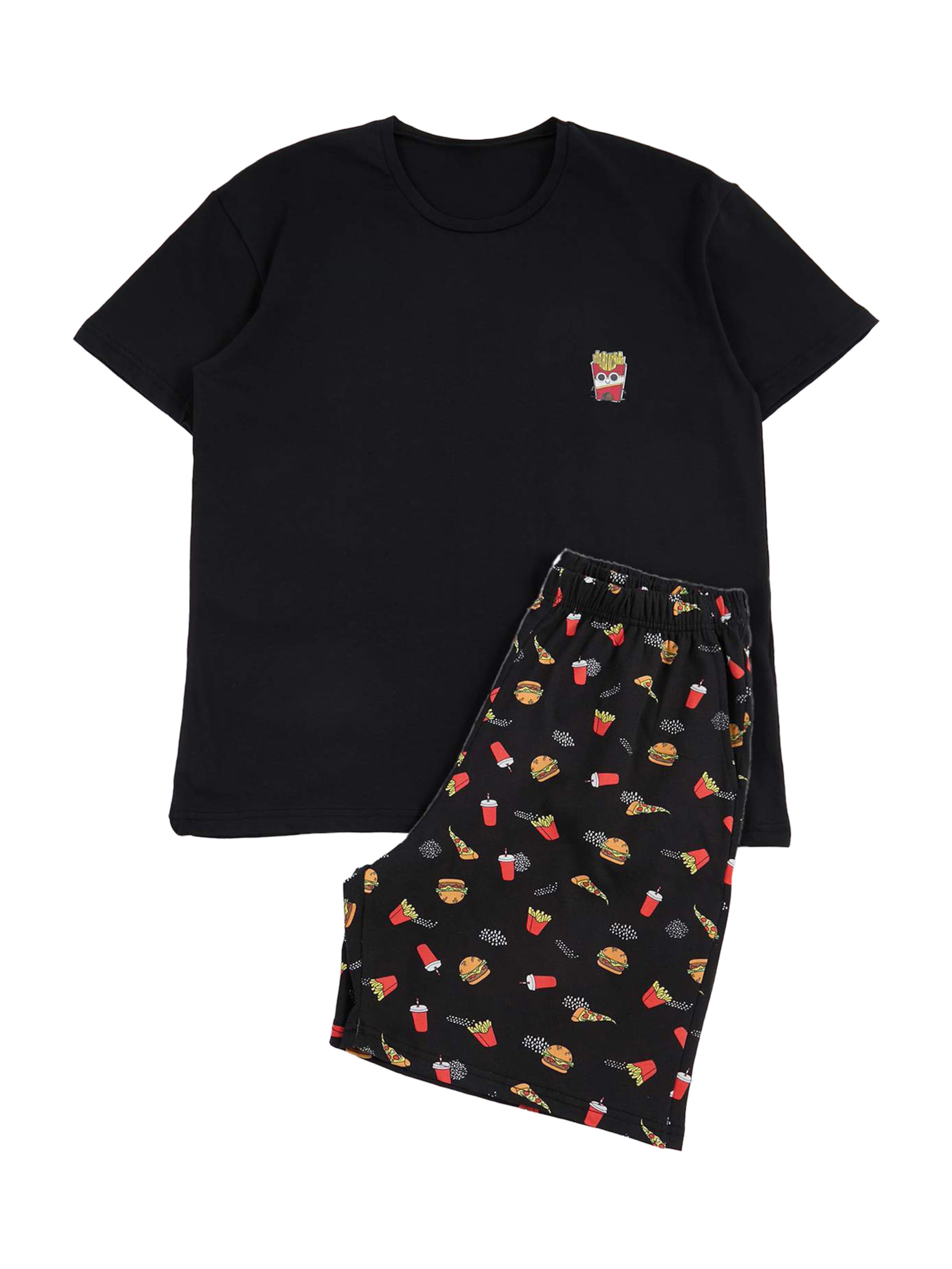 Trendyol Pyjama in Schwarz: Vorderseite