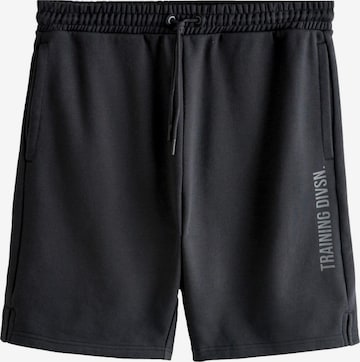 Nextregular Sportske hlače 'Active Training Division' - crna boja: prednji dio
