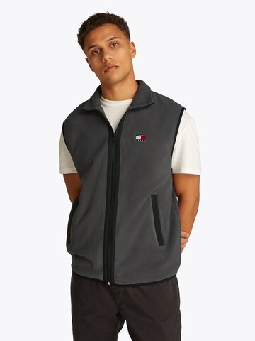 Tommy Jeans Bodywarmer in Grijs: voorkant