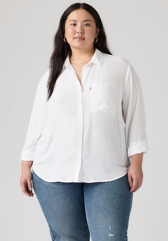 Levi's® Plus Blouse in White: front