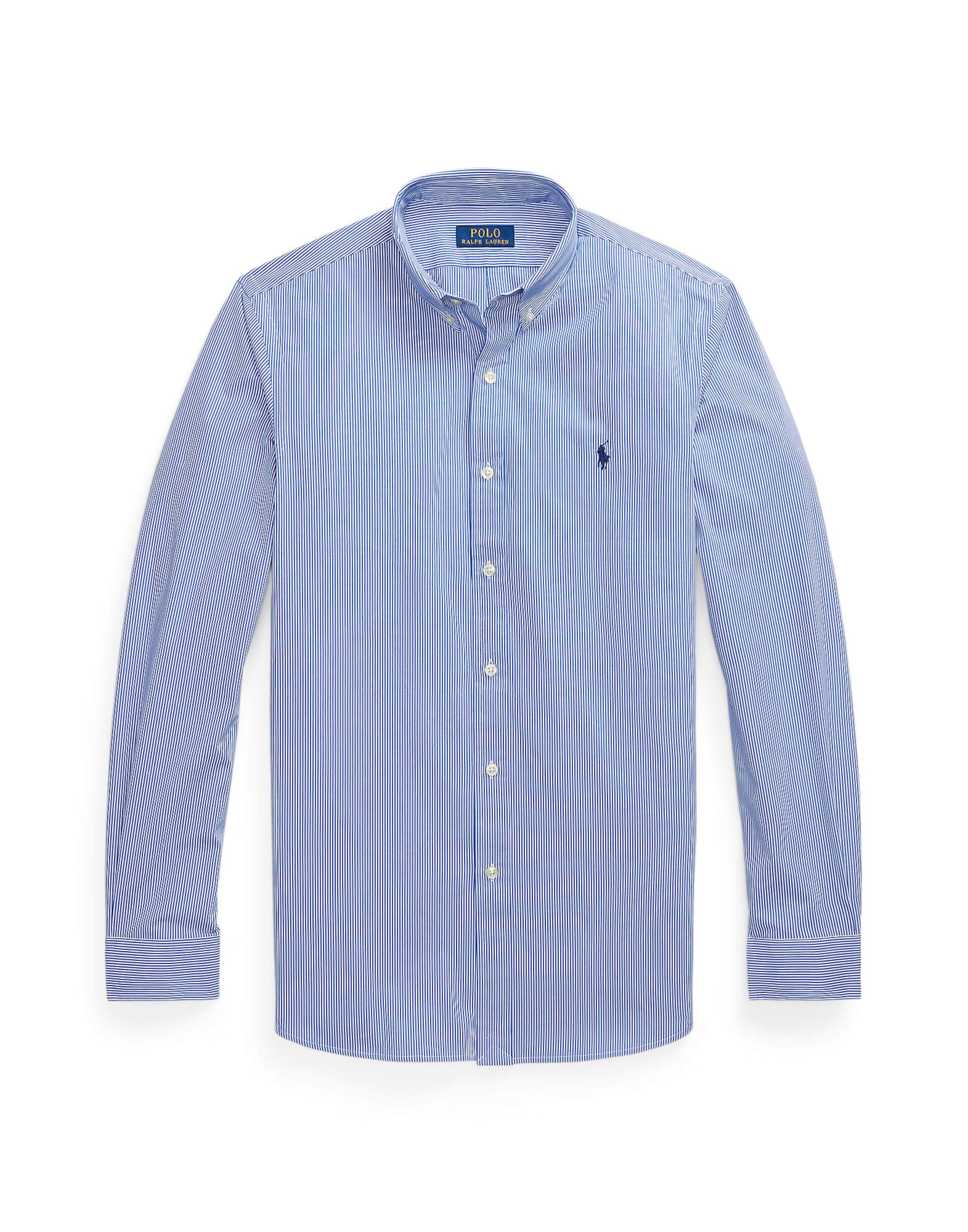 Polo Ralph Lauren Slim fit Button Up Shirt in Blue: front