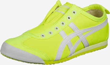 Onitsuka Tiger Slip-Ons 'Mexico 66' in Yellow: front