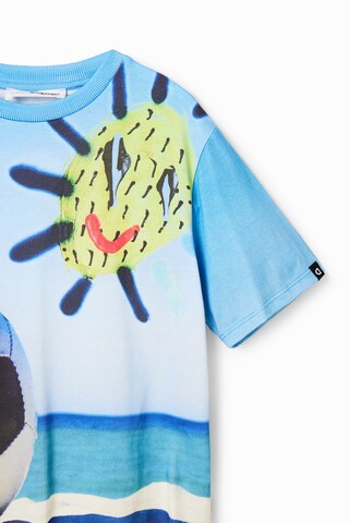 T-Shirt 'Albert' Desigual en bleu