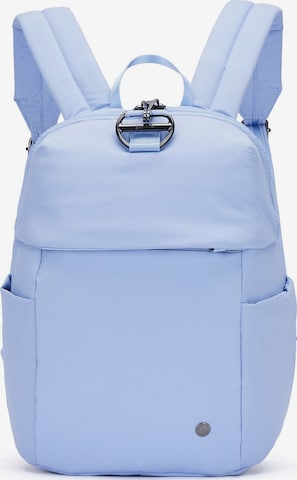 Pacsafe Rugzak in Blauw: voorkant