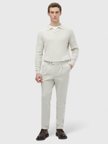 Effilé Pantalon à pince Ramsey en beige : devant