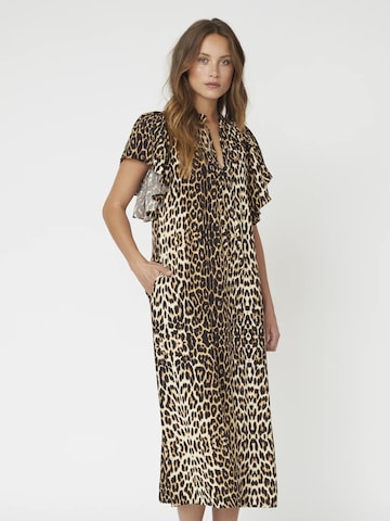 Abito 'Leo' di co'couture in verde: frontale