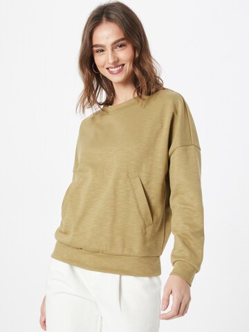 UNITED COLORS OF BENETTON Sweatshirt i grön: framsida