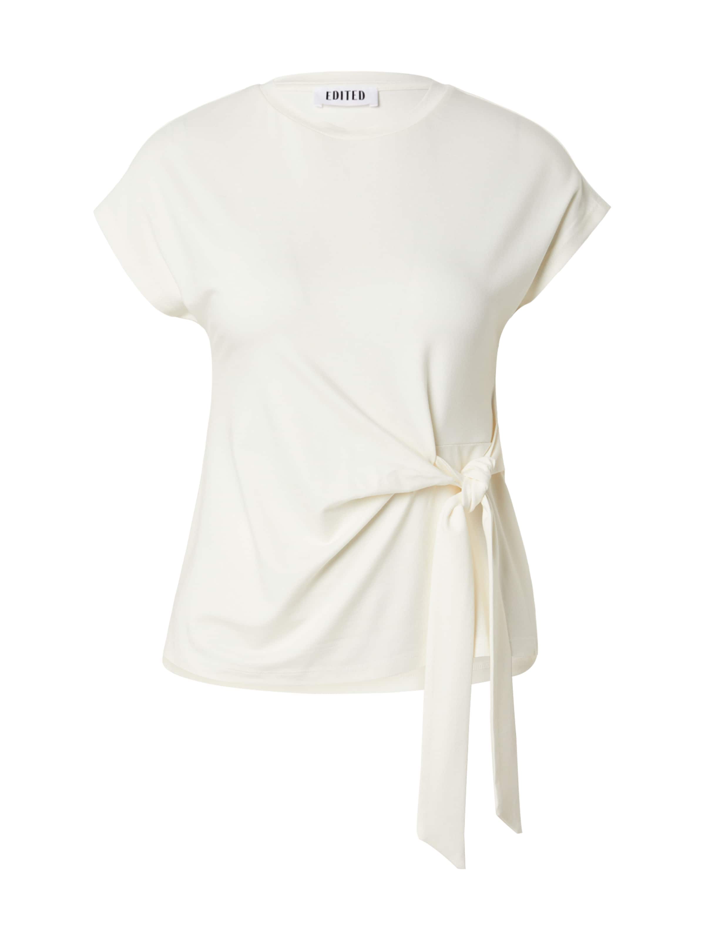 EDITED T-shirt 'Ihana' i vit: framsida