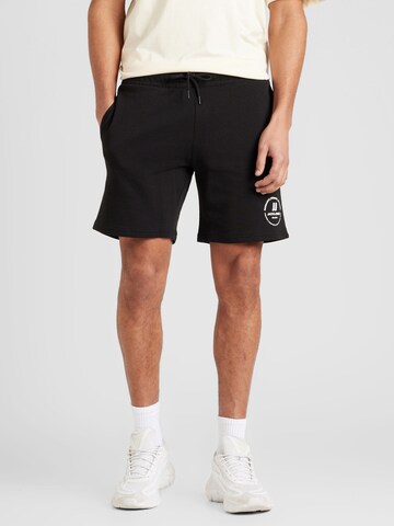 JACK & JONES Regular Trousers 'SWIFT' in Black: front