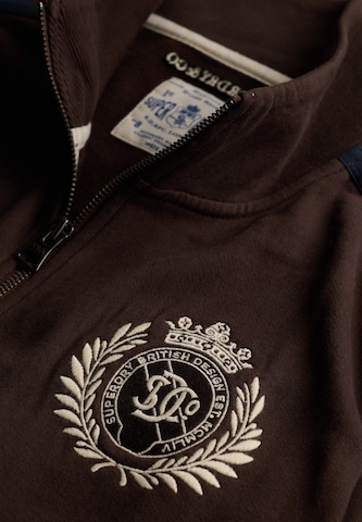Superdry & Co Zip-Up Hoodie 'Essential' in Brown