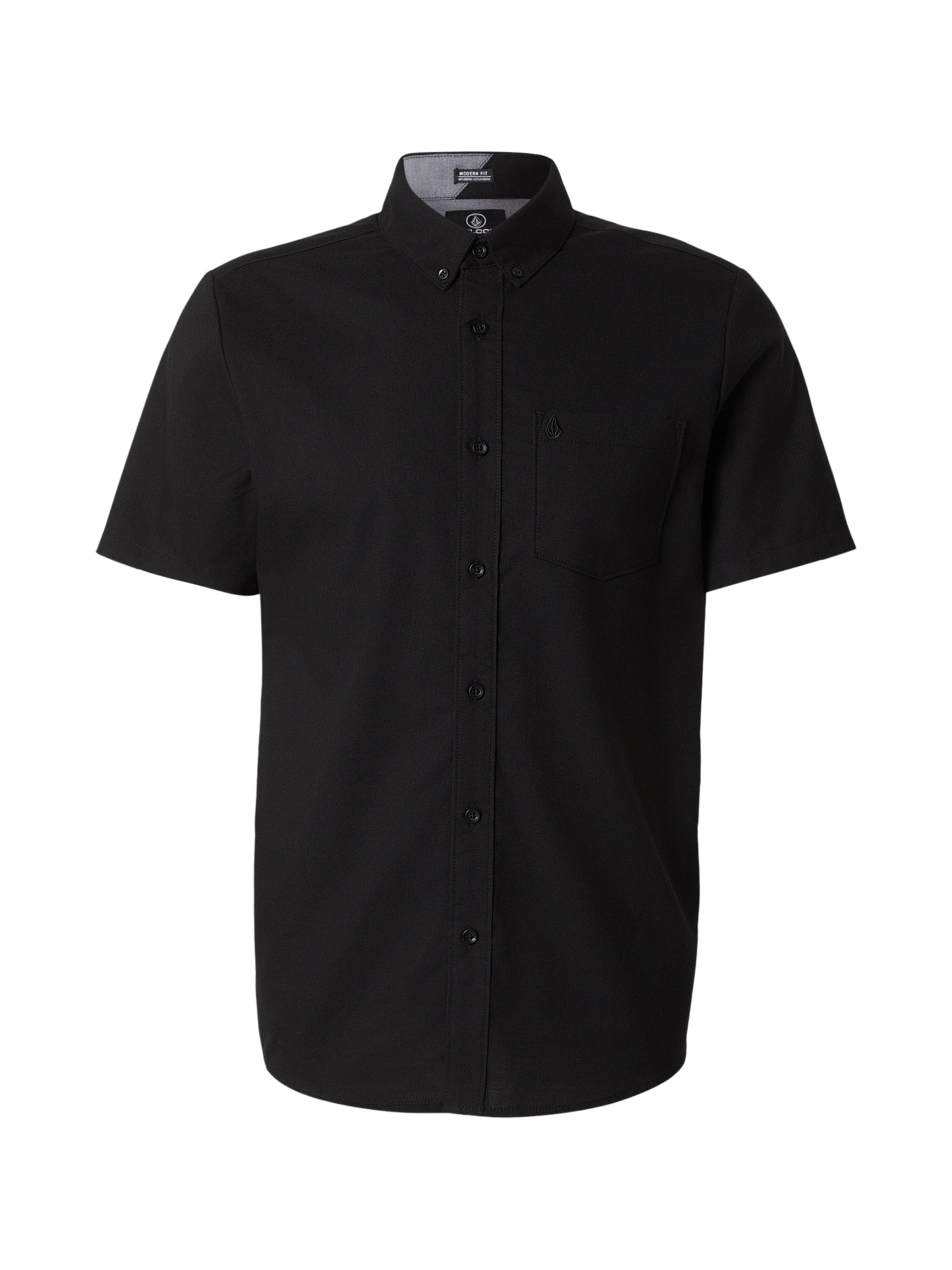 Volcom - Regular Fit Camisa 'EVERETT' em preto: frente