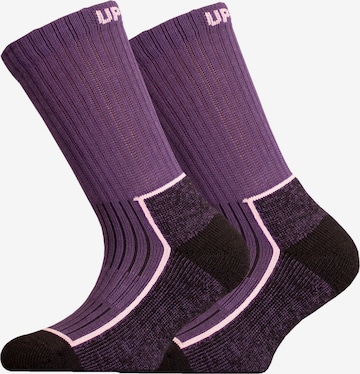 UphillSport Athletic Socks 'SAANA JR' in Purple: front