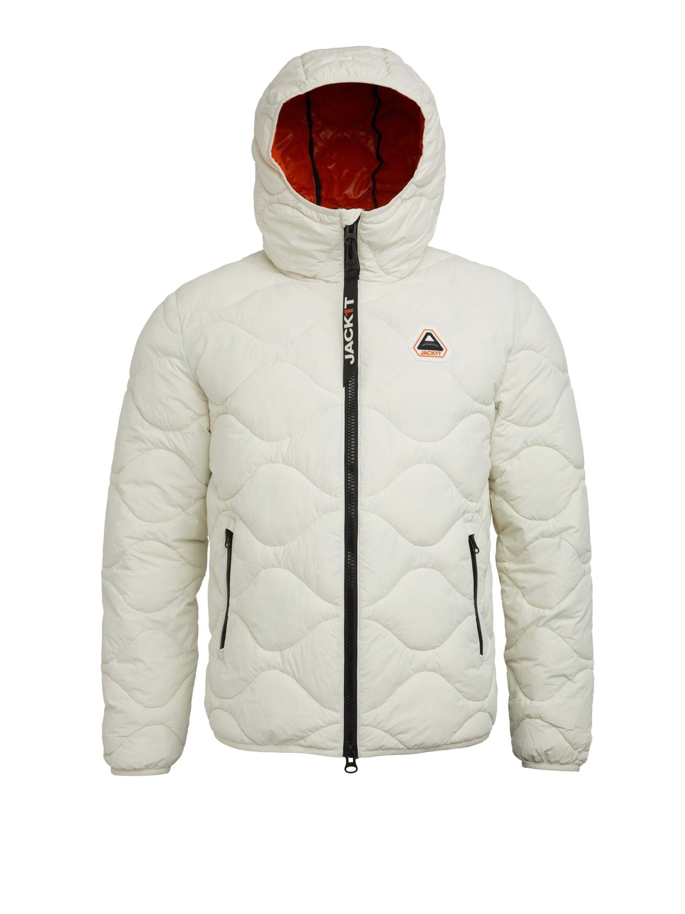 Giacca per outdoor ' ORB1T Steppjacke ' di JACK1T in bianco: frontale