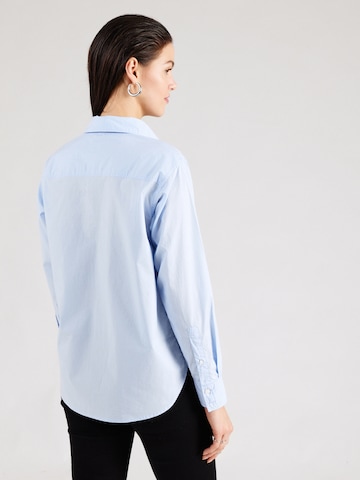 Bluză de la Pepe Jeans pe albastru: spate