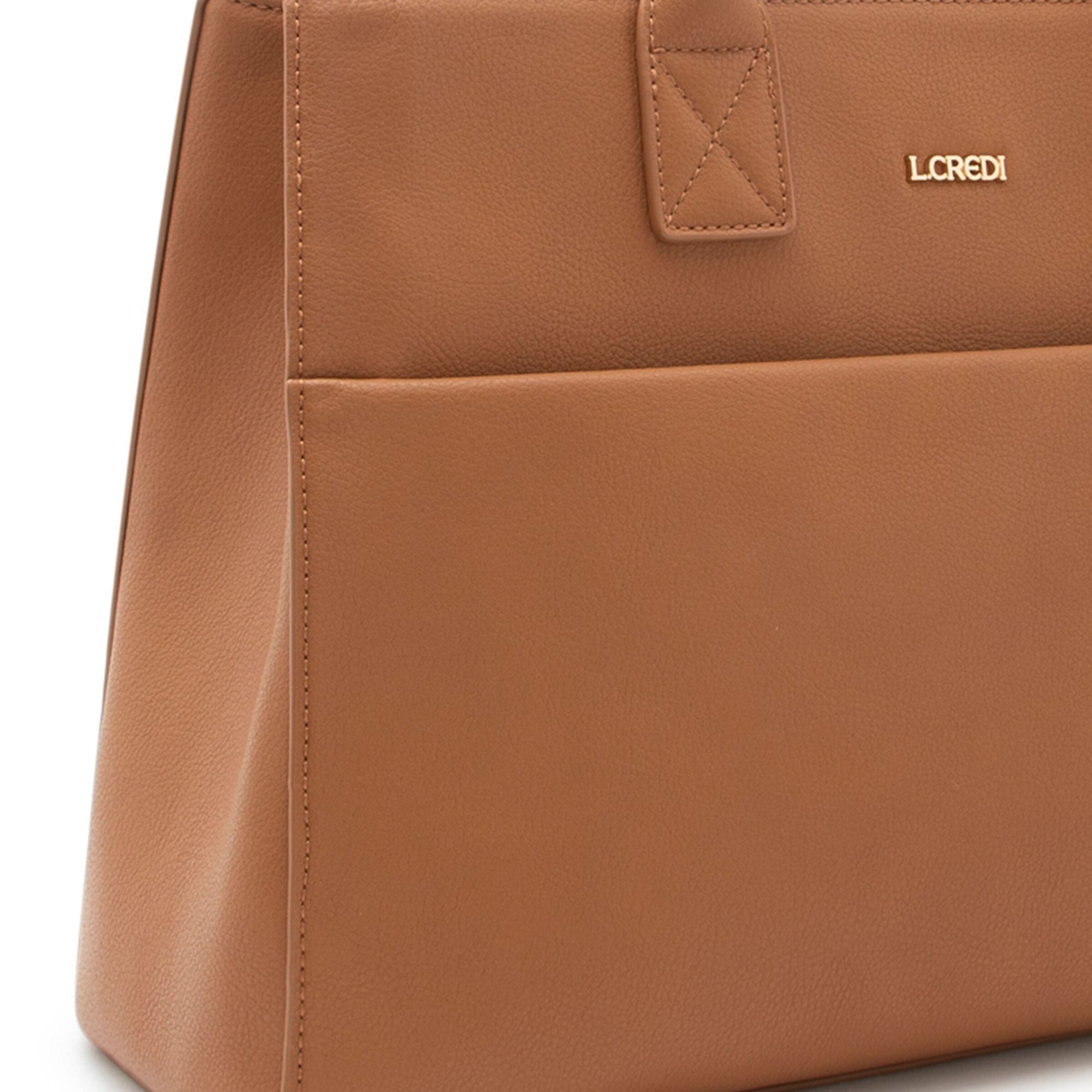 L.CREDI Handbag 'Ruby' in Brown