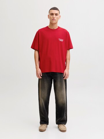 JACK & JONES Тениска 'JORNORREBRO' в червено