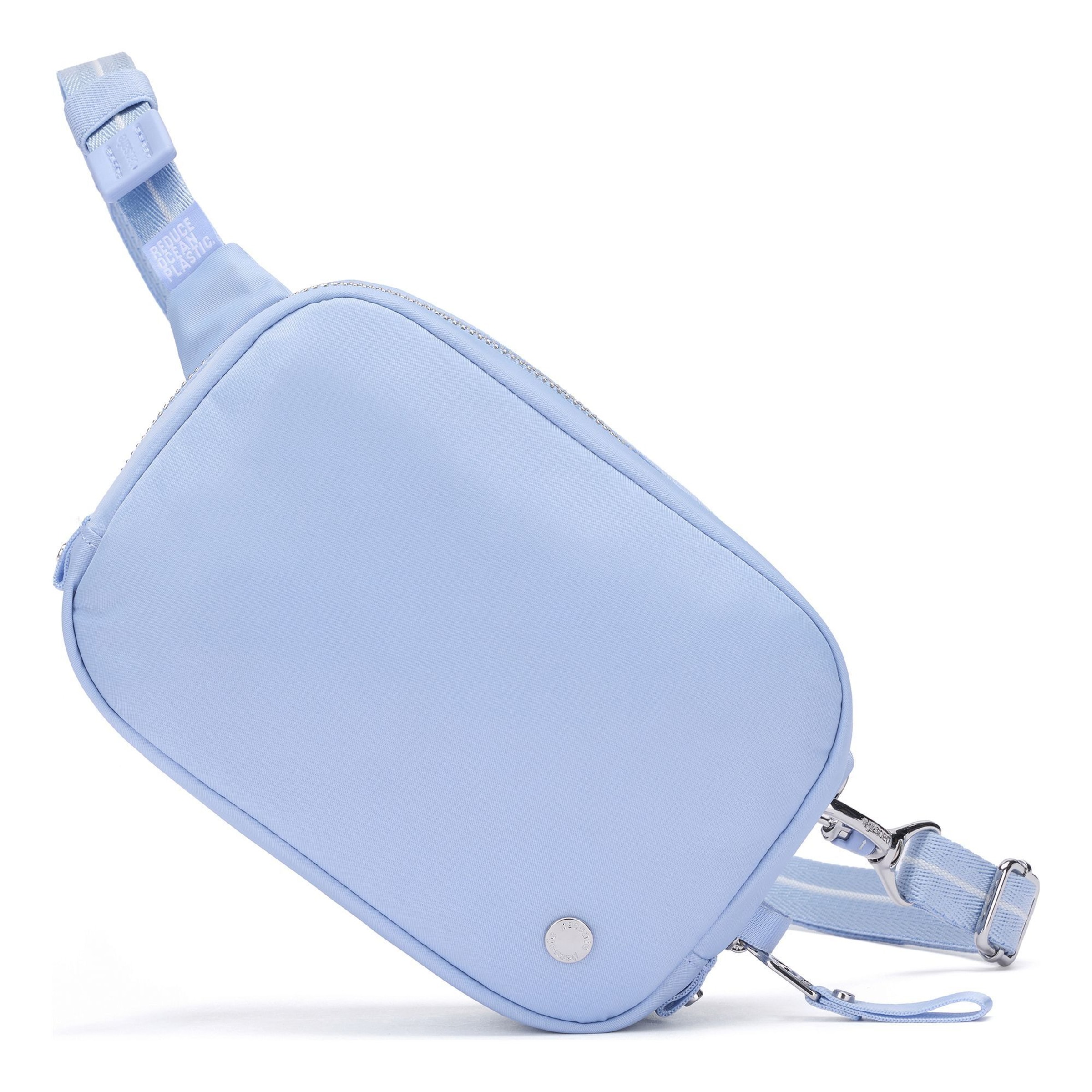 Sac à bandoulière Pacsafe en bleu : devant