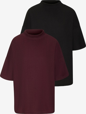 LASCANA Shirt in Lila: Vorderseite