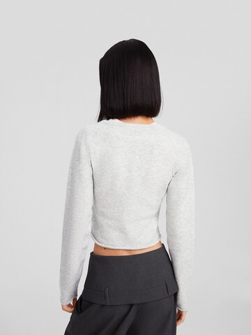 Pull-over Bershka en gris