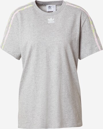 ADIDAS ORIGINALS Shirt 'Snake' in Grey: front