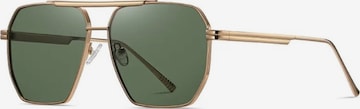 VEYREY Sunglasses 'Pilotenbrille Sonnenbrillen Samni' in Gold: front