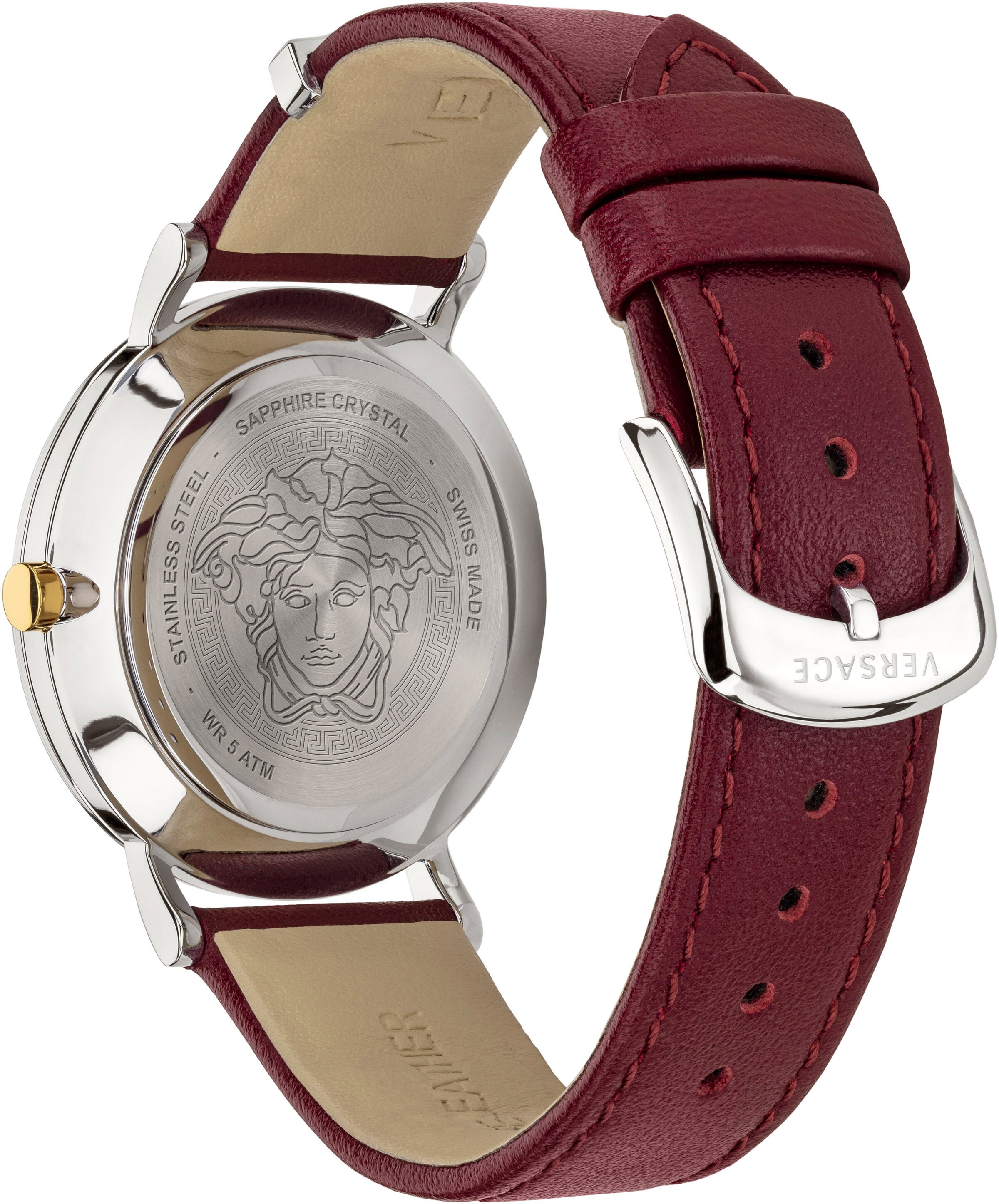 VERSACE Analog Watch in Silver