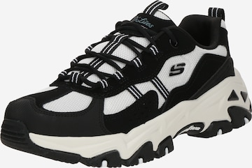 Baskets basses 'D LITES HIKER' SKECHERS en noir : devant