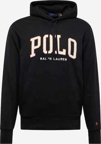 Polo Ralph Lauren Μπλούζα φούτερ σε μαύρο: μπροστά