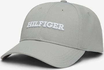 TOMMY HILFIGER Cap in Silver: front
