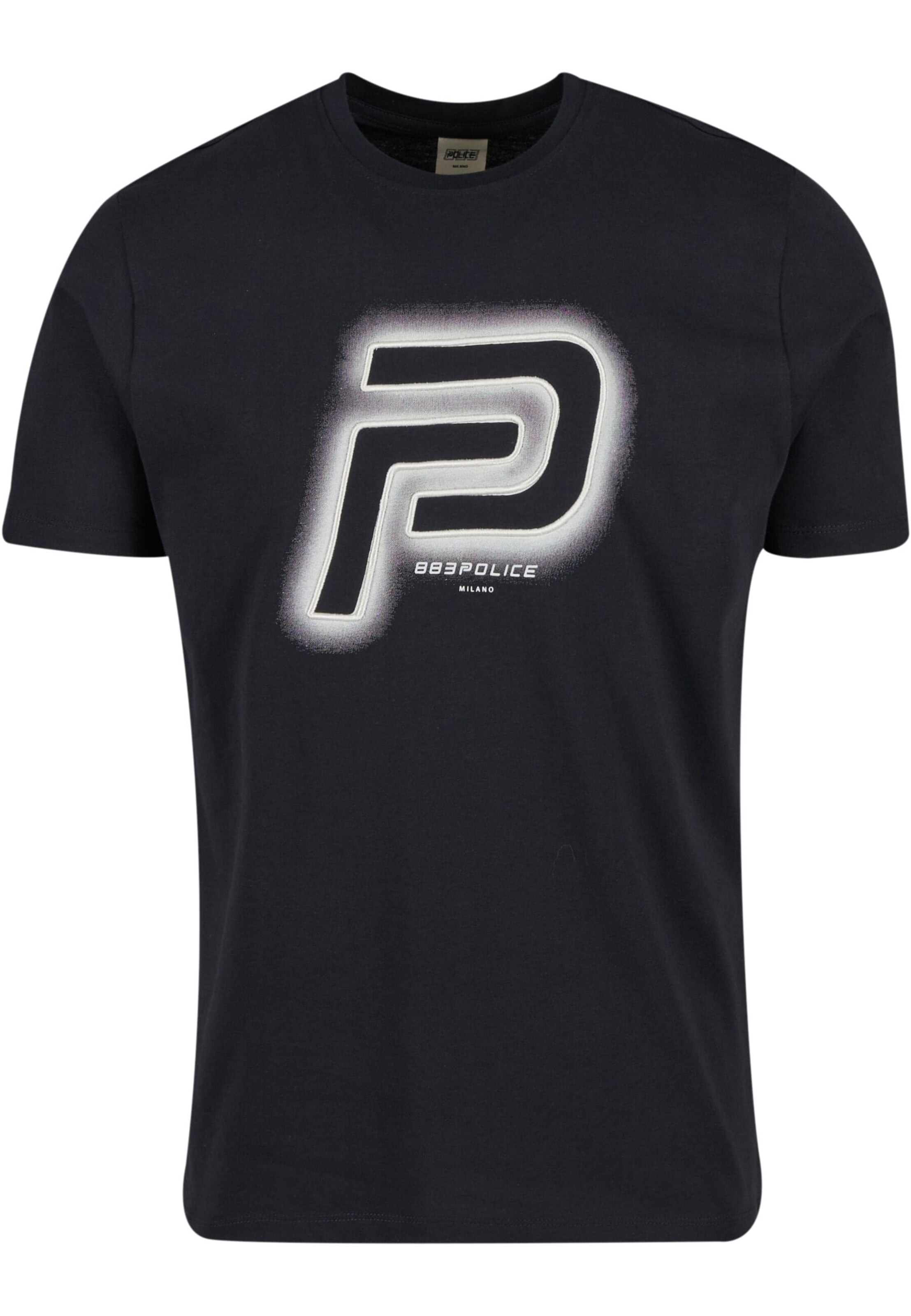 T-Shirt 883Police en bleu : devant