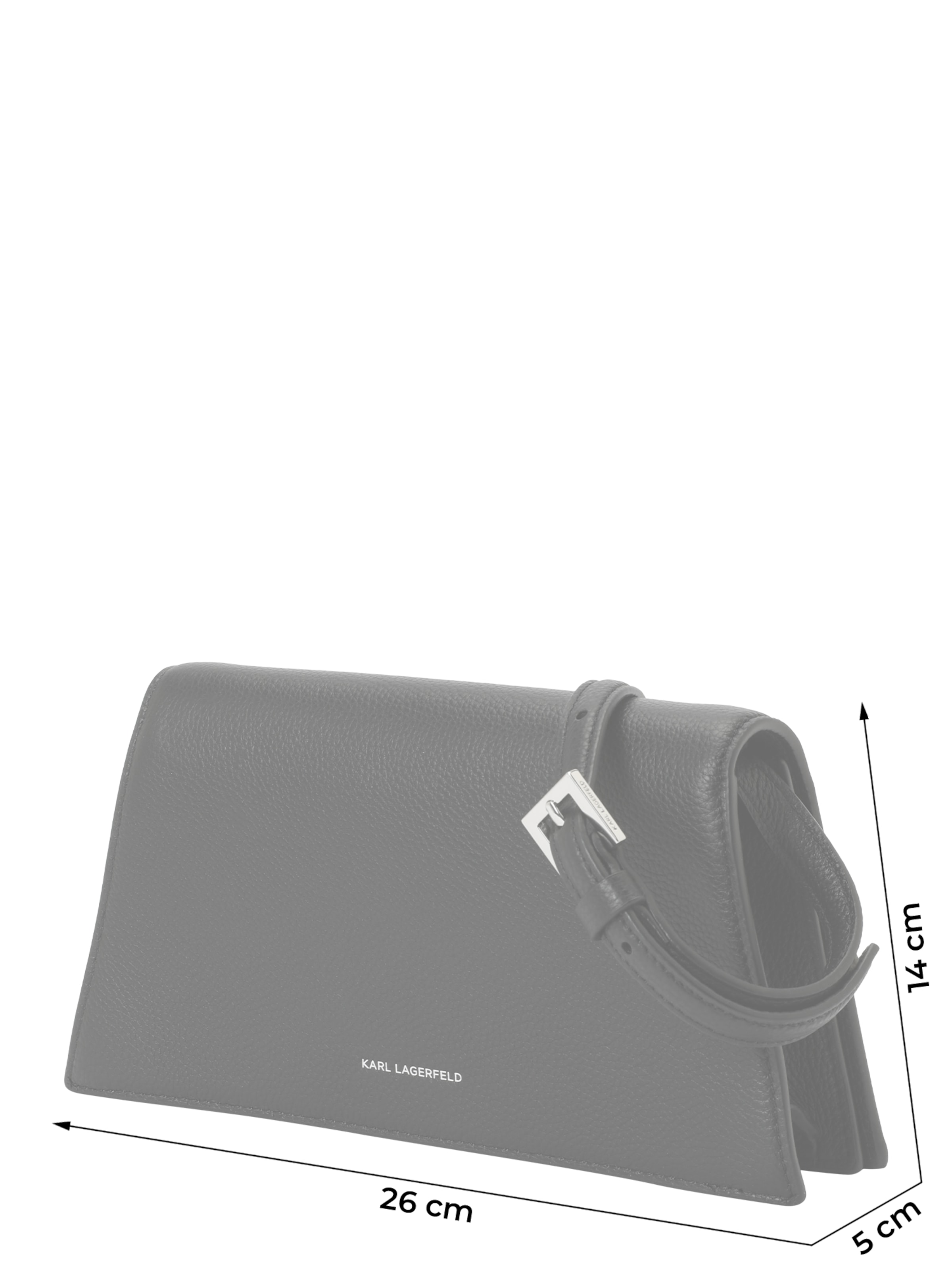 Karl Lagerfeld Schoudertas in Zwart