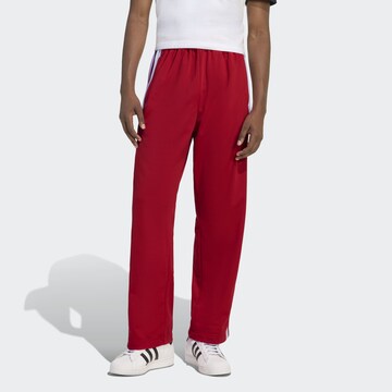 ADIDAS ORIGINALS Loose fit Pants in Red: front