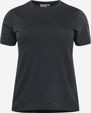 T-shirt ONLY Carmakoma en gris : devant